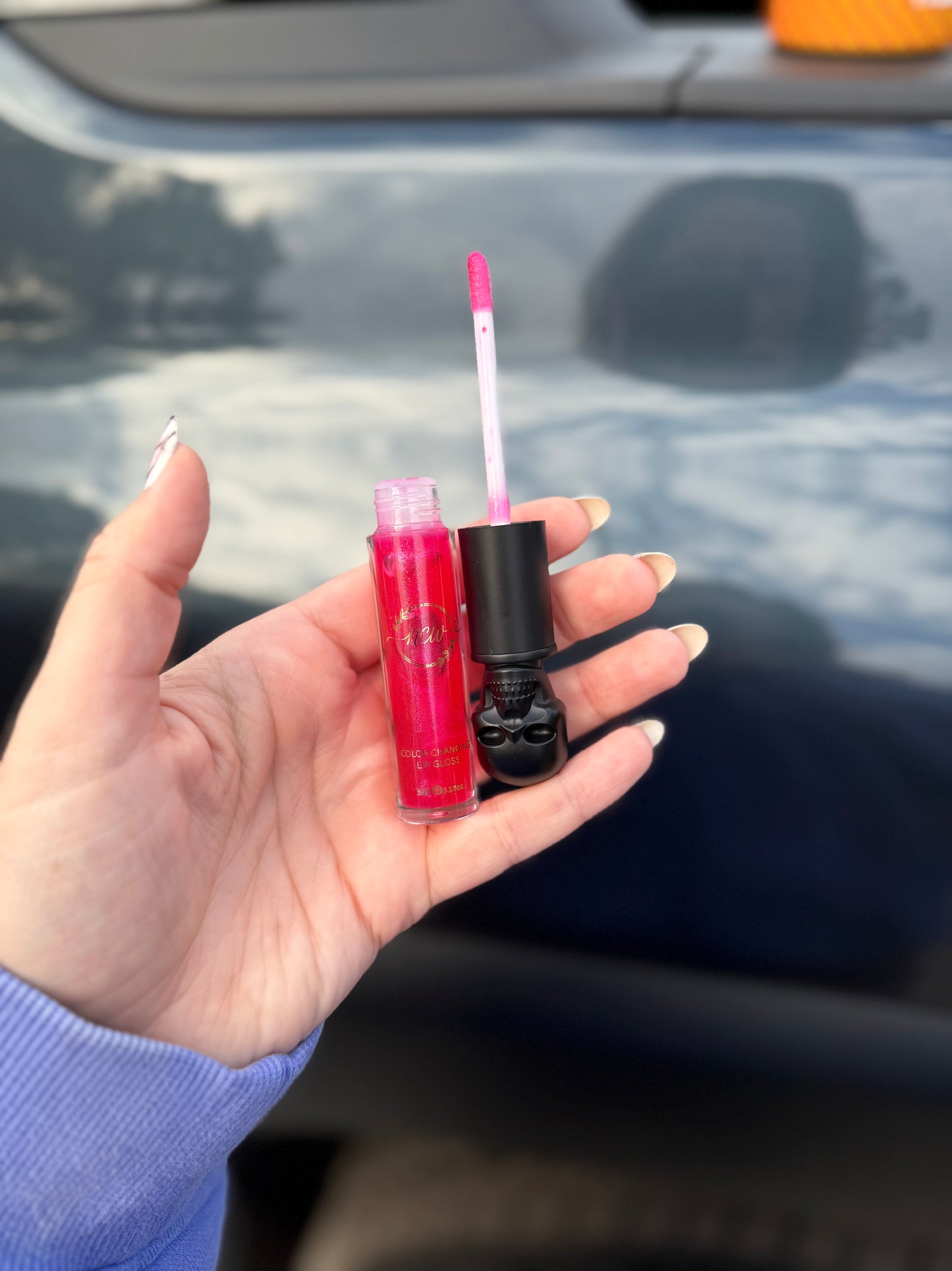 Color Changing Lip Gloss (Kiss me pink)